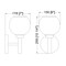 Z-Lite Sutton Wall Sconce, 1-Light, 6 In.W x 7 In.L x 10.25 In.H, Brushed Nickel/Clear 7502-1S-BN - alternate 4